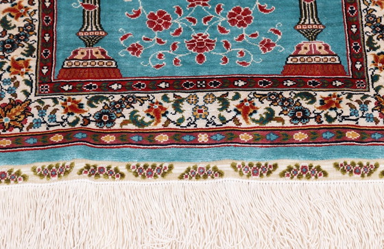 Image 1 of Seiden Hereke-Ozipek Signierte Teppiche mit Mehrab Design - Luxus pur ~1 Mio. Knoten/M²