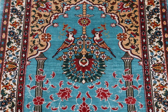 Image 1 of Seiden Hereke-Ozipek Signierte Teppiche mit Mehrab Design - Luxus pur ~1 Mio. Knoten/M²