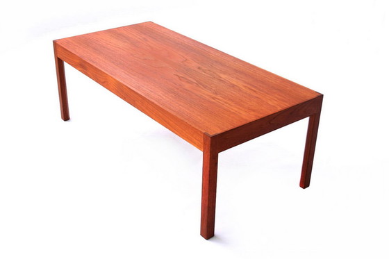 Image 1 of Ludvig Pontoppidan Mid-Century Teak Coffee Table / Couchtisch, Denmark 1960s