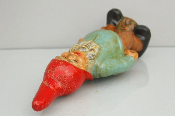 Image 1 of Heissner Gartenzwerg Antik, Ton Figur