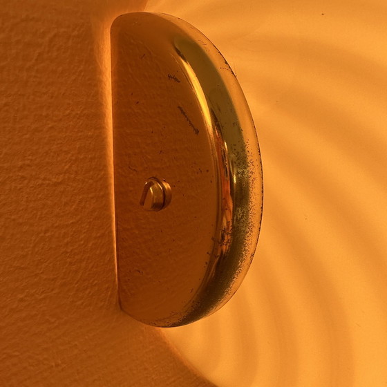 Image 1 of Ovale Wand- oder Deckenleuchte aus Muranoglas