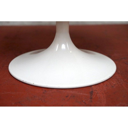 Vintage White Pop Serviertheke aus Glas und Metall von Opal Möbel für Opal Furniture, Deutschland 1970