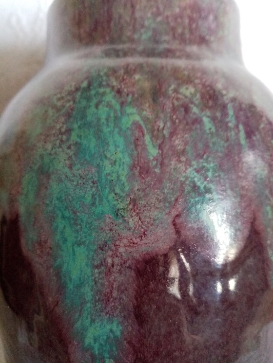 Image 1 of Eine Art Deco-Kunstvase aus Keramik Bordeaux Caudéran