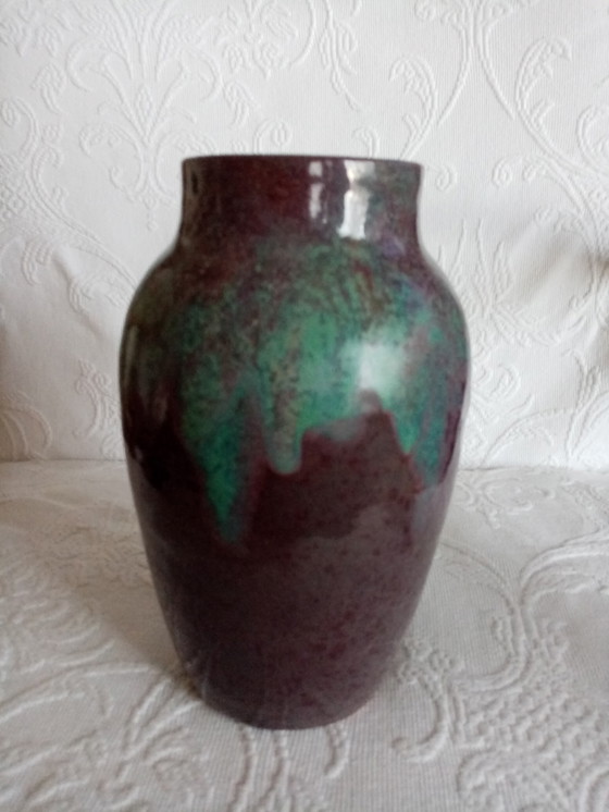 Image 1 of Eine Art Deco-Kunstvase aus Keramik Bordeaux Caudéran