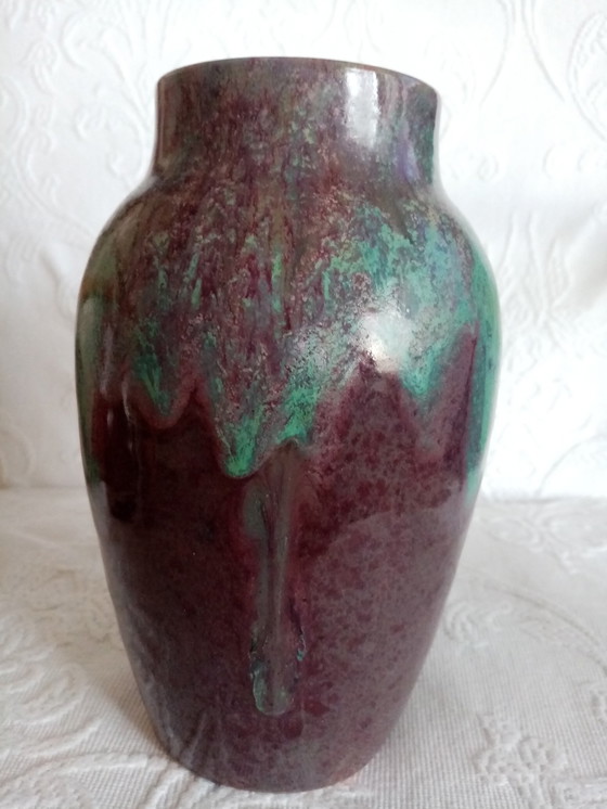 Image 1 of Eine Art Deco-Kunstvase aus Keramik Bordeaux Caudéran