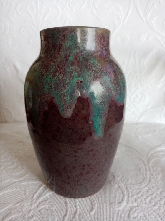 Image 1 of Eine Art Deco-Kunstvase aus Keramik Bordeaux Caudéran