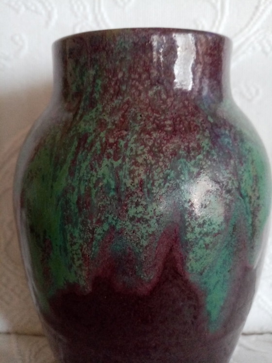 Image 1 of Eine Art Deco-Kunstvase aus Keramik Bordeaux Caudéran