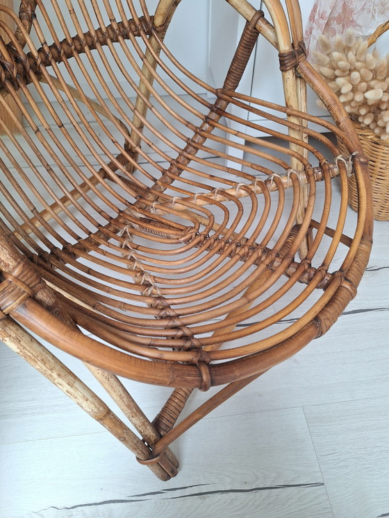 Image 1 of Vintage Korbsessel Aus Rattan