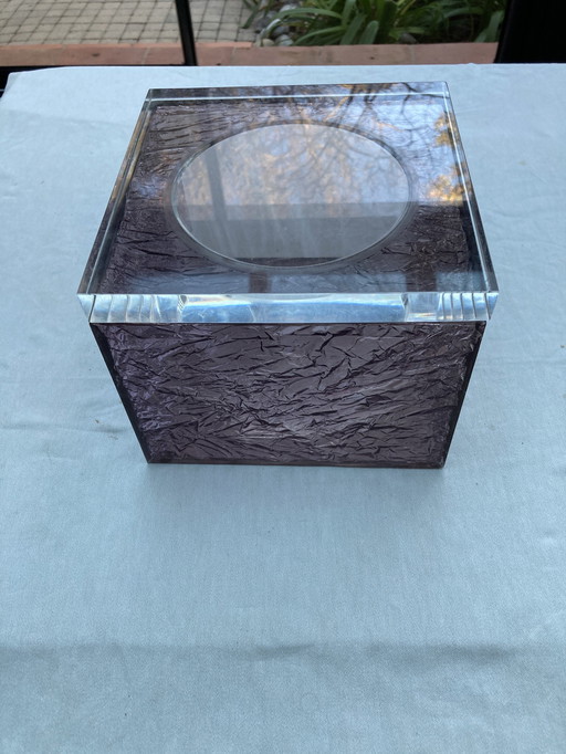 Eissiegel Aus Lucite Plexiglas Italienische Arbeit Jahr 70