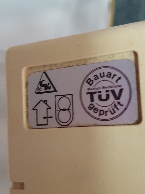 Image 1 of Tisch-/Wandleuchte Messing/Marmor 1980er