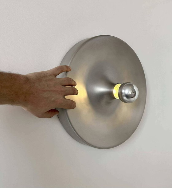 Image 1 of Wandleuchte Aus Gebürstetem Metall Von Staff Leuchten "Selection Perriand Les Arcs".