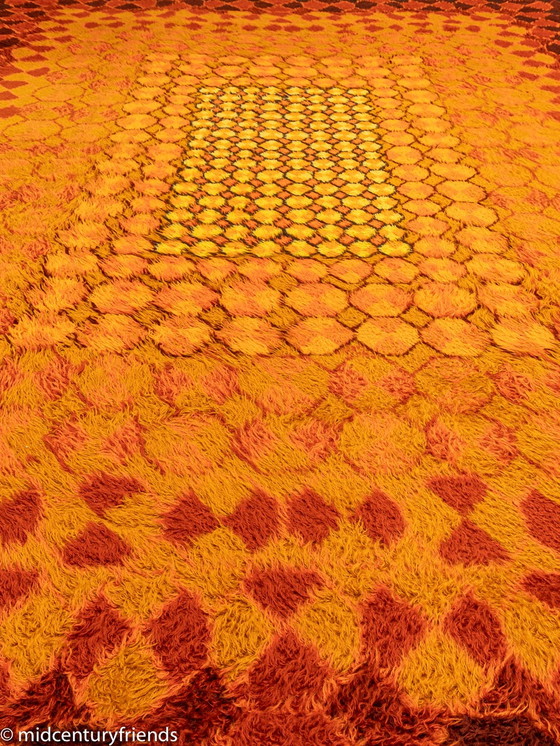 Image 1 of  1970er Menuette-Teppich, 250 X 354