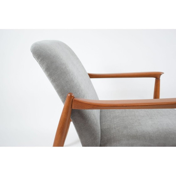 Image 1 of Vintage Sessel GFM64, Polen grau 1960s