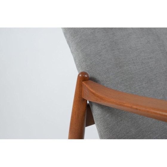 Image 1 of Vintage Sessel GFM64, Polen grau 1960s