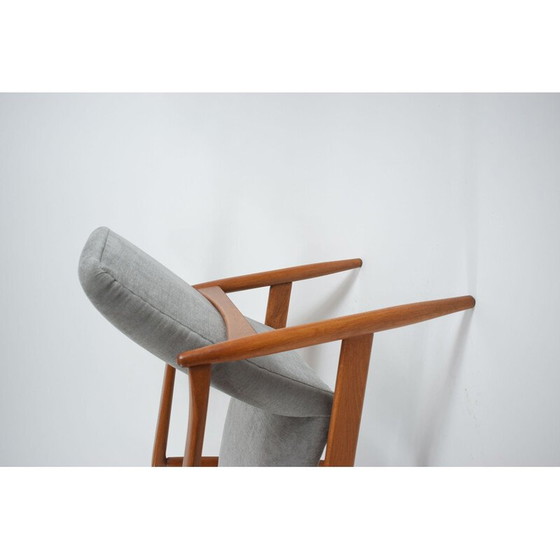 Image 1 of Vintage Sessel GFM64, Polen grau 1960s