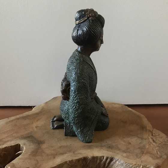 Image 1 of Bronzestatue Japan