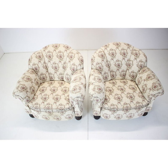 Image 1 of Paar Vintage Art Deco Sessel, Tschechoslowakei 1930er Jahre