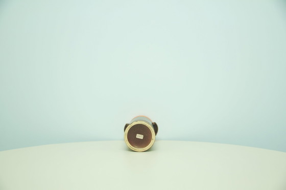 Image 1 of Braune und orangefarbene Westdeutschland-Vase