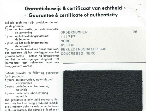 Image 1 of DeSede DS-142 Totzek 1 Sessel