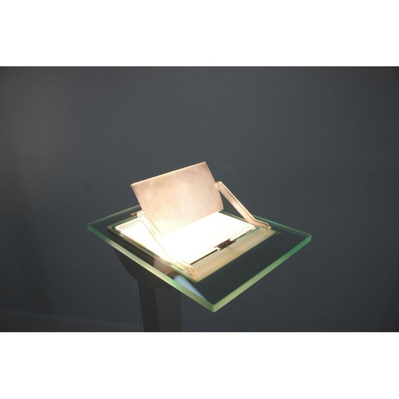 Image 1 of Modernistische Vintage-Stehleuchte aus weißem Metall von Hartmut Engel für Zumtobel, Österreich 1980