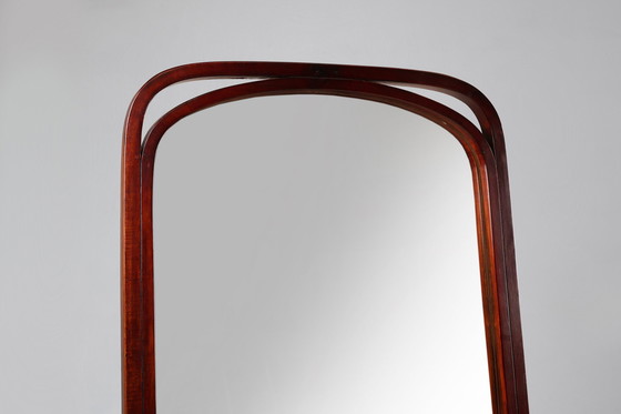 Image 1 of Österreichisches Modell 9954 Cheval Dressing Spiegel von Thonet, 1904