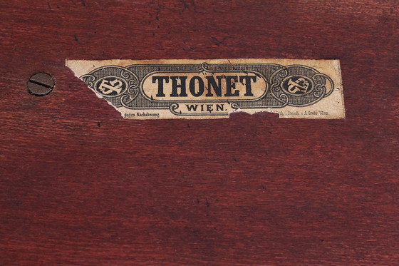 Image 1 of Österreichisches Modell 9954 Cheval Dressing Spiegel von Thonet, 1904