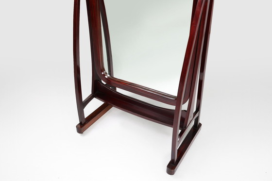 Image 1 of Österreichisches Modell 9954 Cheval Dressing Spiegel von Thonet, 1904