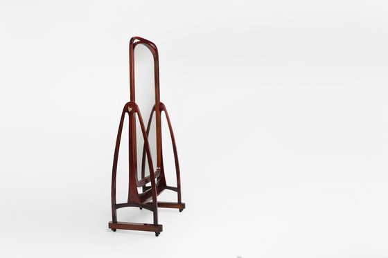 Image 1 of Österreichisches Modell 9954 Cheval Dressing Spiegel von Thonet, 1904