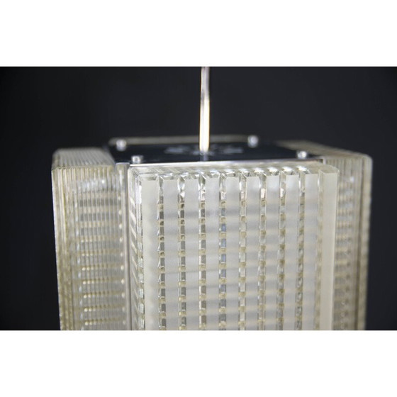 Image 1 of Vintage Glas-Hängelampe 1970er Jahre