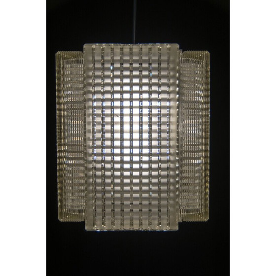 Image 1 of Vintage Glas-Hängelampe 1970er Jahre