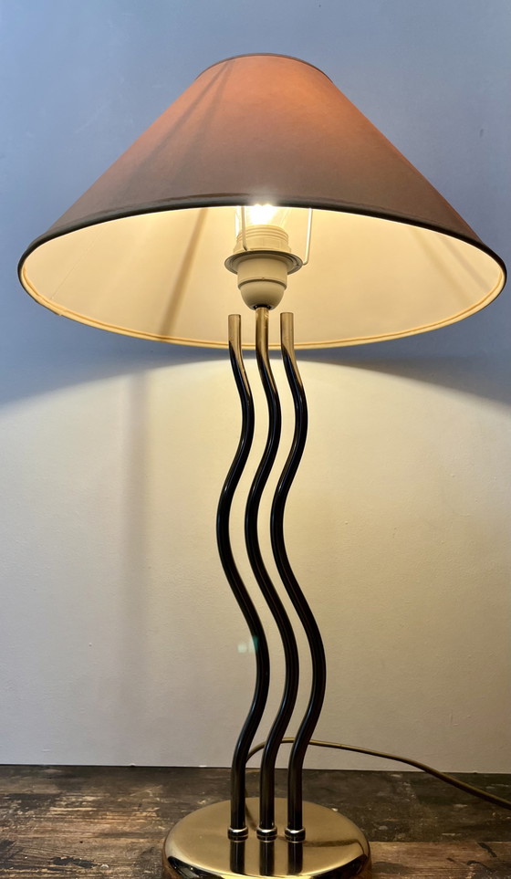 Image 1 of Post Modern Memphis Style Wave Lampe von Massive