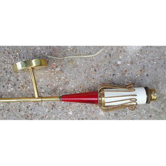 Image 1 of Paar Maison Lunel Muguet Wandlampen, Royal Productions, Paris - 1950er Jahre