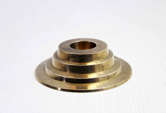 Image 1 of Vintage Kerzenhalter Aus Messing 1970