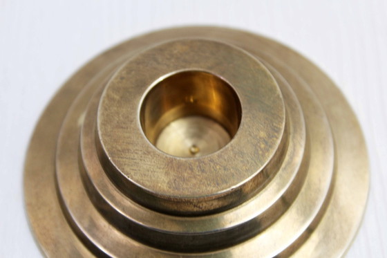 Image 1 of Vintage Kerzenhalter Aus Messing 1970