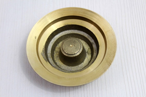 Image 1 of Vintage Kerzenhalter Aus Messing 1970