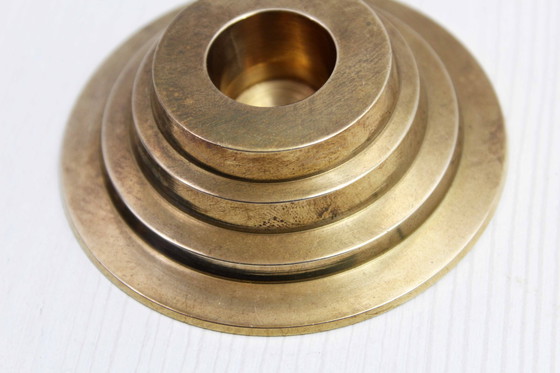 Image 1 of Vintage Kerzenhalter Aus Messing 1970