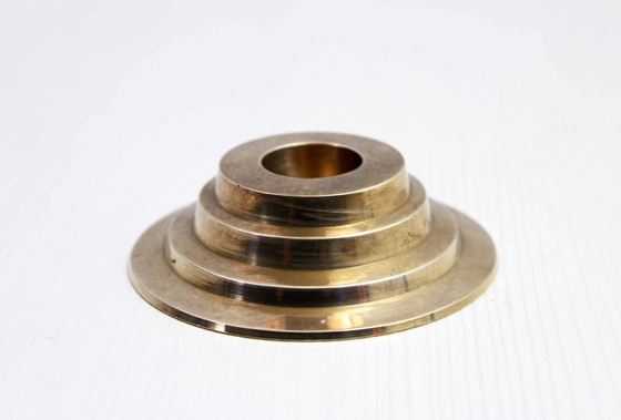 Image 1 of Vintage Kerzenhalter Aus Messing 1970