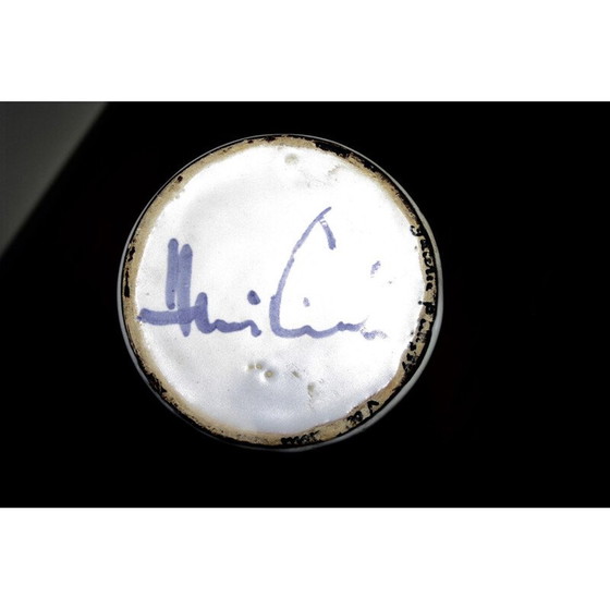 Image 1 of Flasche aus Keramik von Henri Cimal Vallauris, 1950