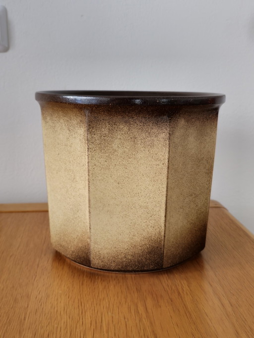 Große Vintage West Deutschland Blumentopf Keramik