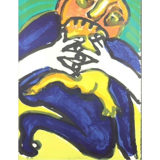 Image 1 of Vintage-Lithografie von Bengt Lindstrom