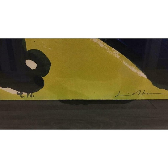 Image 1 of Vintage-Lithografie von Bengt Lindstrom