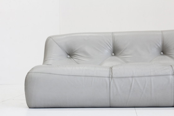 Image 1 of Kali 3-Sitzer Sofa Ligne Roset Michel Ducaroy Grau Leder