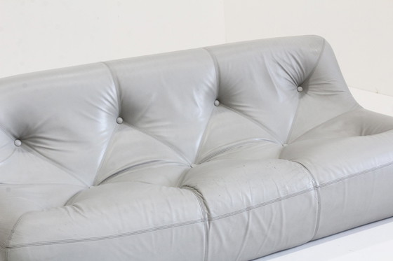 Image 1 of Kali 3-Sitzer Sofa Ligne Roset Michel Ducaroy Grau Leder