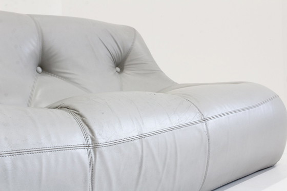 Image 1 of Kali 3-Sitzer Sofa Ligne Roset Michel Ducaroy Grau Leder