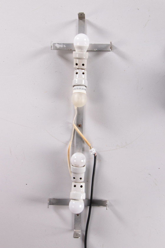 Image 1 of Hillebrand Sehr große Eislampe Wandlampe, 1960