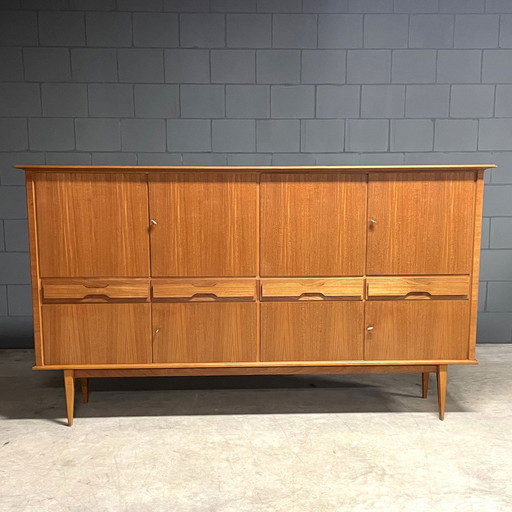 Klassisches dänisches Design-Highboard - Teakholz - 1960er Jahre