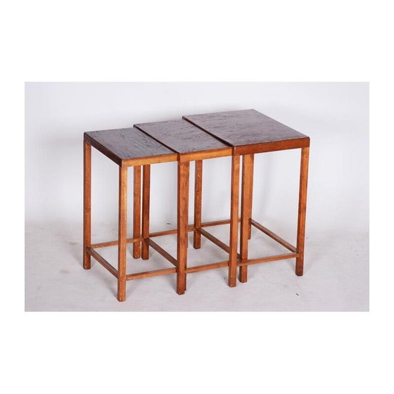 Image 1 of Vintage Art Deco Nisttische von Jan Vanek, 1930