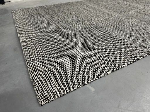 Brink En Campman Wk Wohnen Teppich Schwarz Weiß 200X300