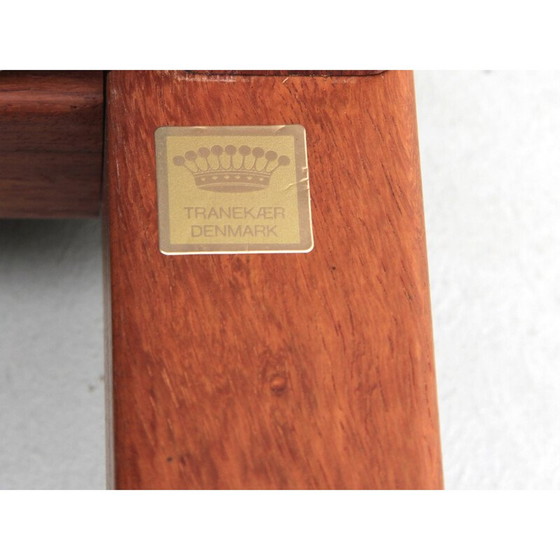 Image 1 of Skandinavischer Vintage-Couchtisch aus stehendem Holz mit Intarsien