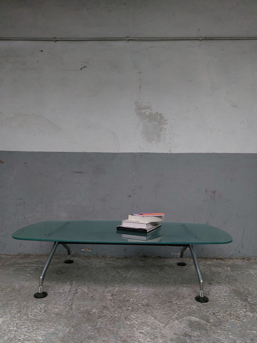 Couchtisch aus Milchglas von Antonio Citterio für Vitra